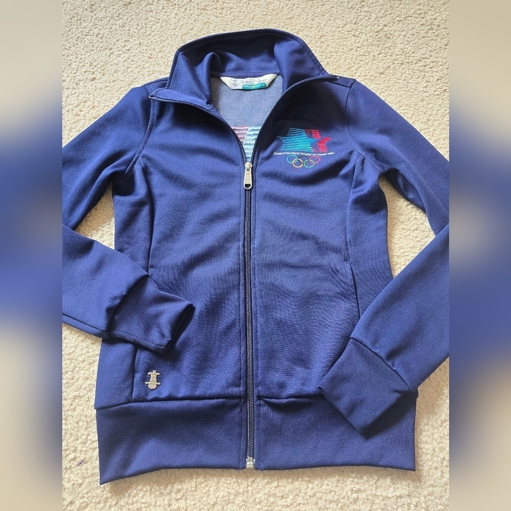 Aritzia THE OLYMPIC MUSEUM COLLECTION Full Zip Jacket Summer XXIII 1984 Size S - Picture 3 of 13